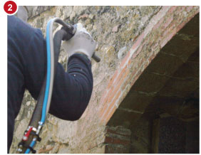 Tractament sorrejat sobre rajol